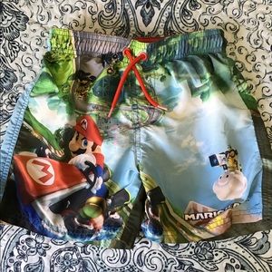 3/$10 Boys Official Nintendo Swim Trunks